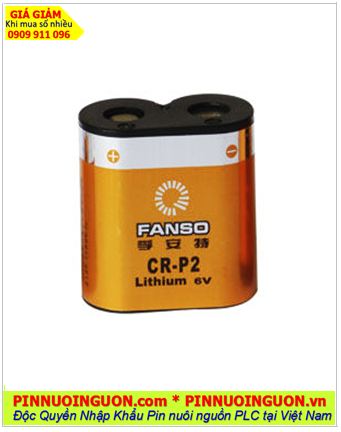 Pin CR-P2 _Pin FANSO CR-P2; Pin lithium 6v FANSO CR-P2 PhotoLithium 1550mAh chính hãng 